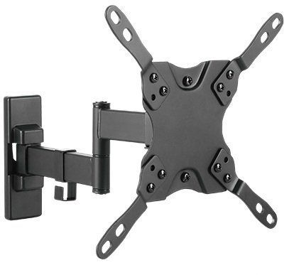 Кронштейн Ultramounts UM866B {Для использования с телевизорами диагональю 13-42, весом до 20кг. Возможен наклон до 12 градусов и подъем до 5 градусов Поворот влево и вправо на 45 градусов .