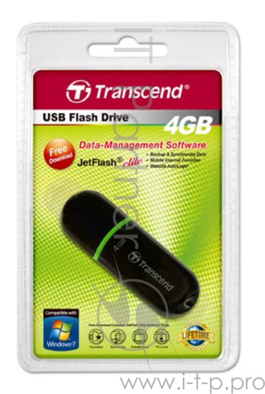 Накопитель USB flash 4ГБ Transcend JetFlash 300 TS4GJF300 (USB2.0)