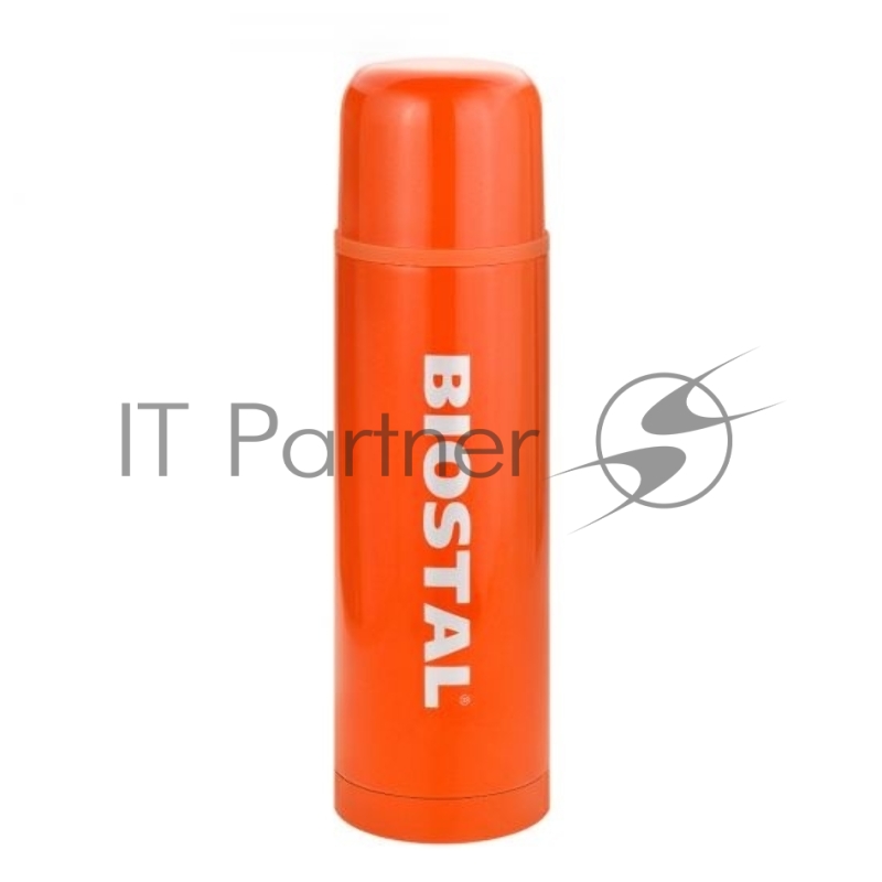 Термос с узкой горловиной BIOSTAL NB-750 С-O, ОРАНЖЕВЫЙ, 0.75 л. (в уп. 12 шт)