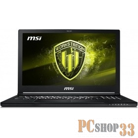 Ноутбук MSI WS63 8SJ-007RU 9S7-16K622-007 black 15.6