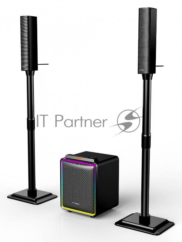 Микросистема Hyundai H-HA600 черный 80Вт FM USB BT SD/MMC/MS