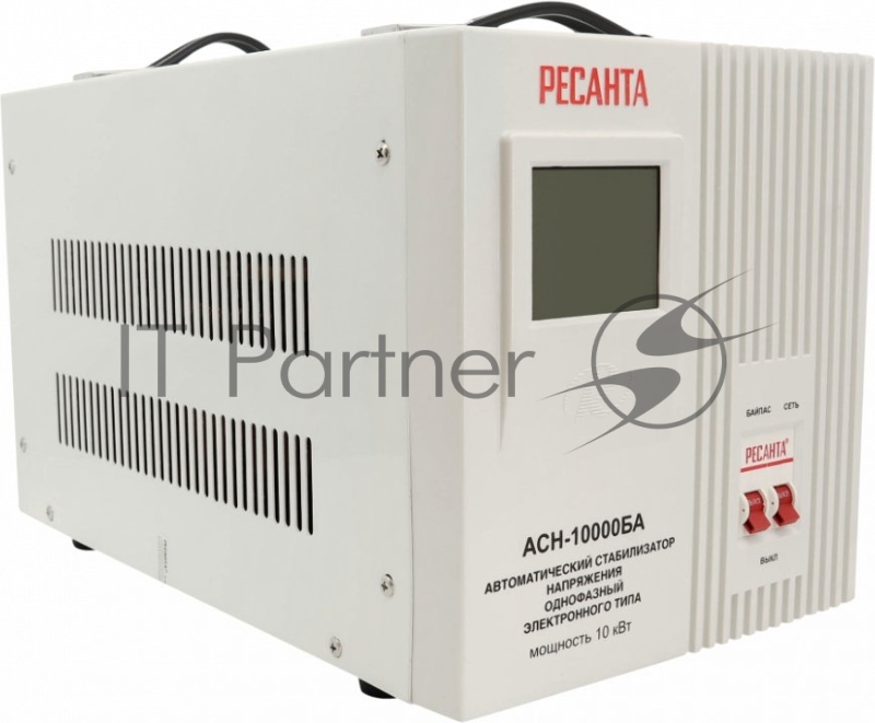 Стабилизатор напряжения Ресанта АСН-10000БА однофазный серый (63/6/40)