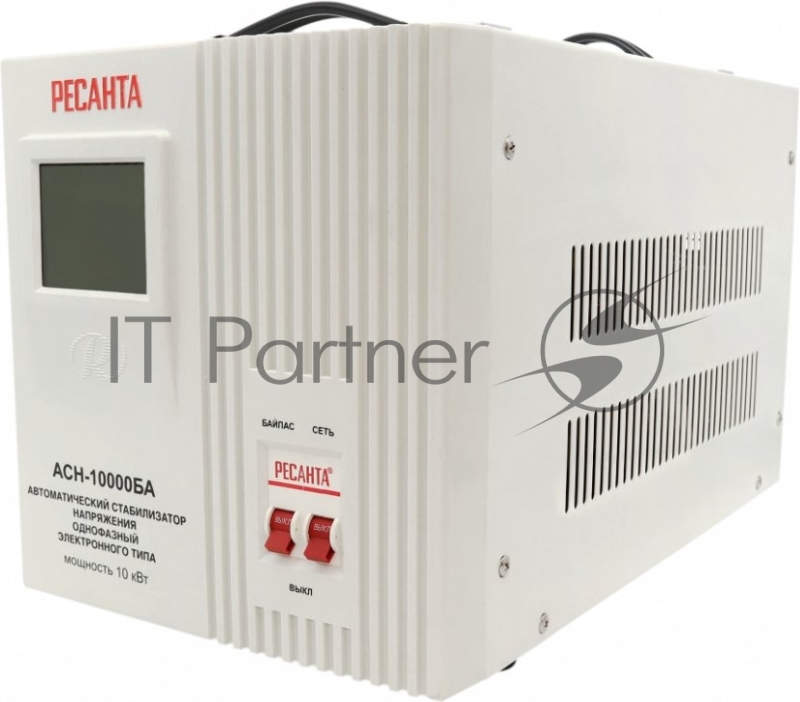 Стабилизатор напряжения Ресанта АСН-10000БА однофазный серый (63/6/40)