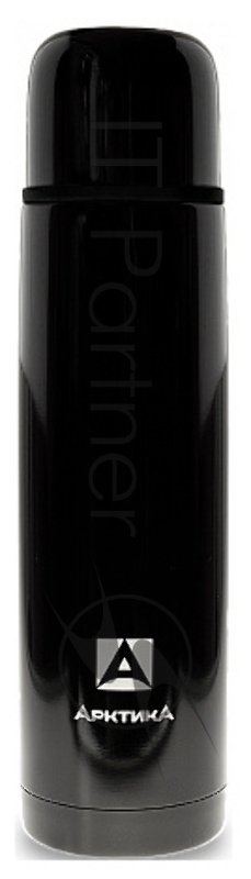 Термос для напитков Арктика 102-1000 1л. черный/белый (102-1000/BK)