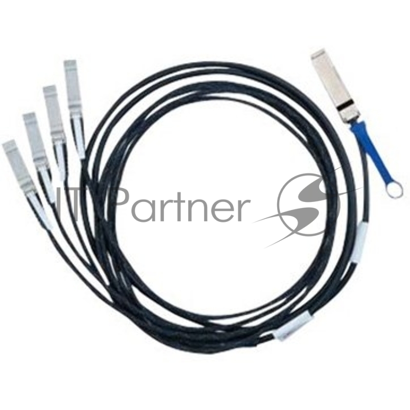 Mellanox Passive Copper cable, MC2309124-005 passive copper hybrid cable, ETH 10GbE, 10Gb/s, QSFP to SFP+, 5m