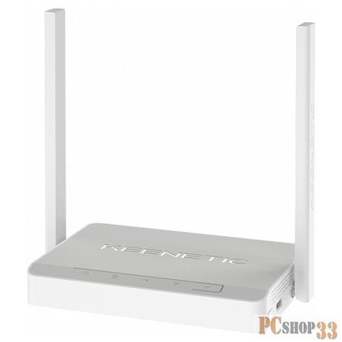 Сетевое оборудование Keenetic DSL (KN-2010) Интернет-центр для подключения по VDSL/ADSL с Wi-Fi N300, усилителями приема, управляемым коммутатором и многофункц.портом USB