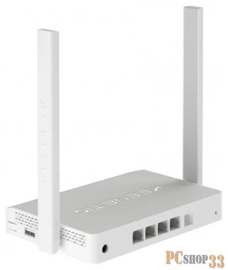 Сетевое оборудование Keenetic DSL (KN-2010) Интернет-центр для подключения по VDSL/ADSL с Wi-Fi N300, усилителями приема, управляемым коммутатором и многофункц.портом USB