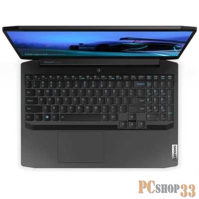 Ноутбук Lenovo IP Gaming 3 15ACH6 Ryzen 5 5600H 8Gb SSD256Gb NVIDIA GeForce RTX 3050 4Gb 15.6 IPS FHD (1920x1080) noOS black WiFi BT Cam
