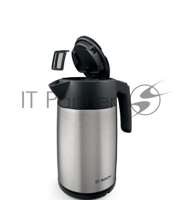 Чайник BOSCH TWK7L460, 1,7л, 2400 Вт., нерж.сталь, шкала уровня воды