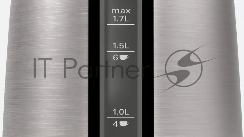 Чайник BOSCH TWK7L464, 1.7л, 2400 Вт., нерж.сталь, покрытая эмалью, красный, шкала уровня воды