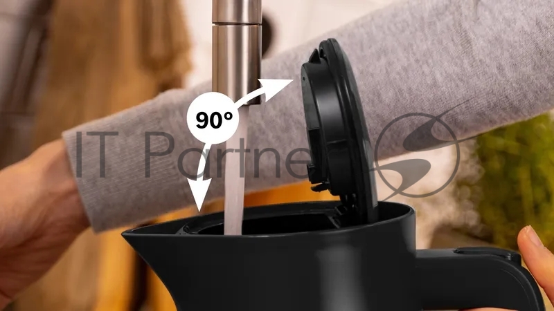 Чайник BOSCH TWK7L464, 1.7л, 2400 Вт., нерж.сталь, покрытая эмалью, красный, шкала уровня воды