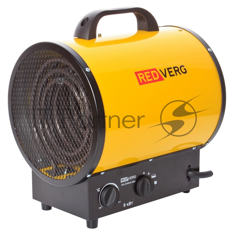 Тепловая пушка электрическая RedVerg RD-EHR9A/380 желтый/черный