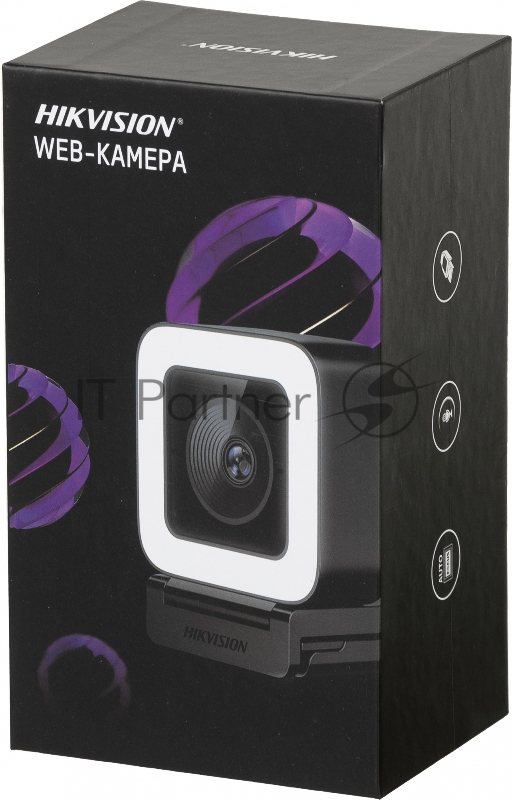 Камера Web Hikvision DS-UL2 черный 2Mpix (1920x1080) USB2.0 с микрофоном