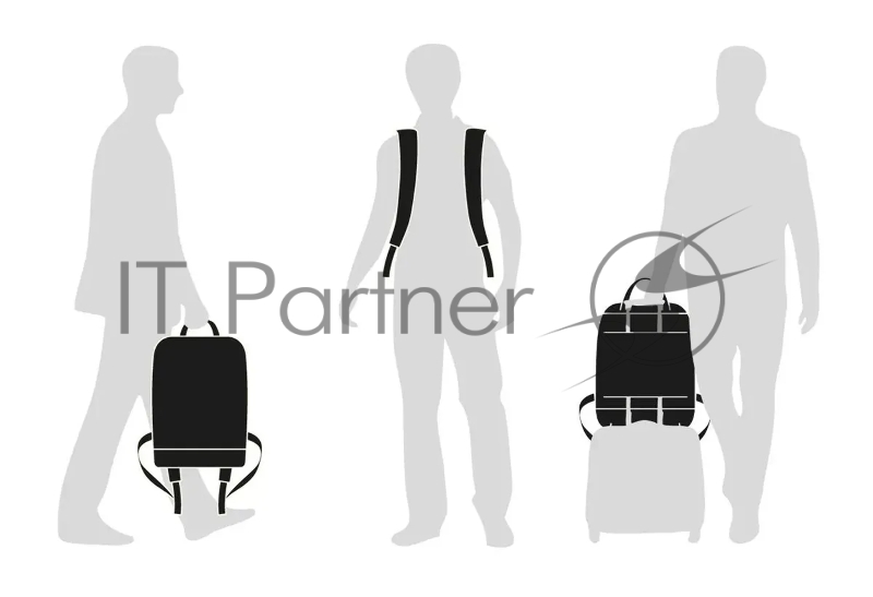 Рюкзак Moleskine Classic 15, синий, 32x42x11 см
