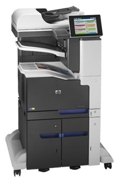 Цветное МФУ HP LaserJet Enterprise 700 color MFP M775z+ A3, лазерный, принтер + сканер + копир + факс, ЖК, бело-черный (USB2.0, LAN)