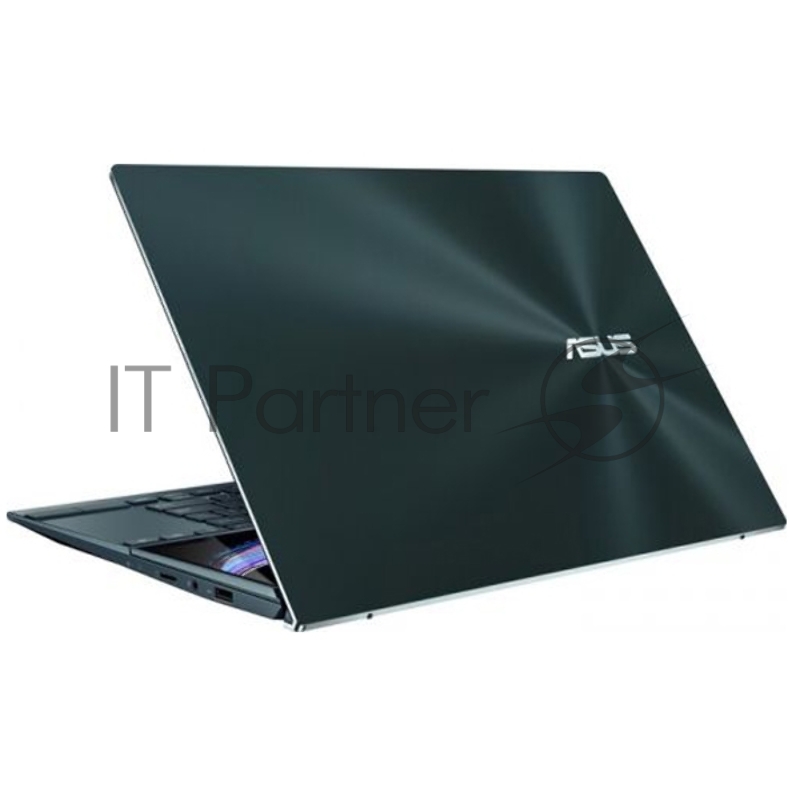 Ноутбук ASUS UX482EA-HY219T Evo Touch +Sleeve+Stand+Stylus 14 (1920x1080 (матовый) IPS)/Touch/Intel Core i7 1165G7(2.8Ghz)/16384Mb/512PCIS Iris Xe Graphics/Cam/BT/WiFi/1.57kg/Ce Blue/W10 + ScreenPad Plus