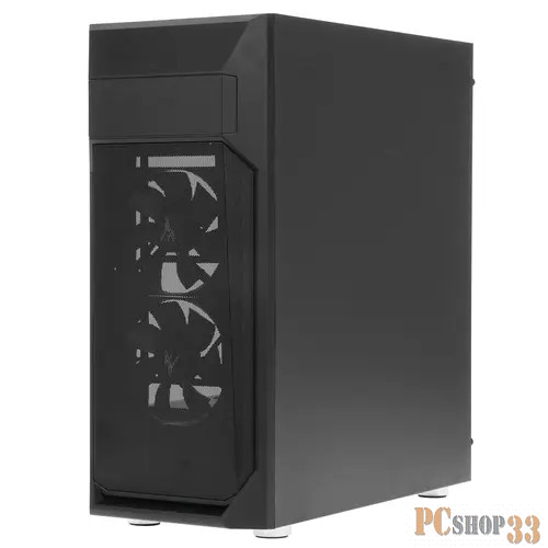Корпус ZALMAN Z1 PLUS, ATX, BLACK, WINDOW, 1x5.25, 2x3.5, 3x2.5, 1xUSB2.0, 2xUSB3.0, FRONT 2x120mm, REAR 1x120mm