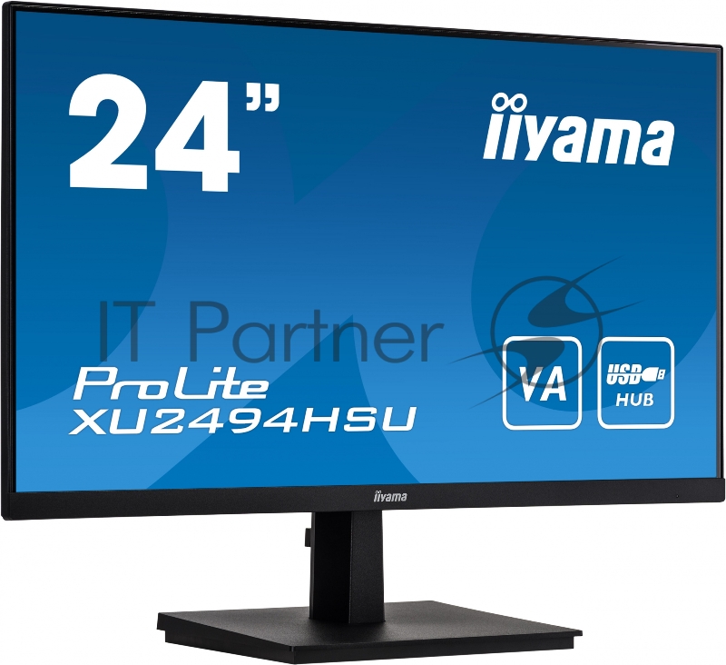 Монитор Iiyama 23.8 ProLite XU2494HSU-B1 черный VA LED 16:9 HDMI M/M матовая 250cd 178гр/178гр 1920x1080 D-Sub DisplayPort FHD USB 3.3кг