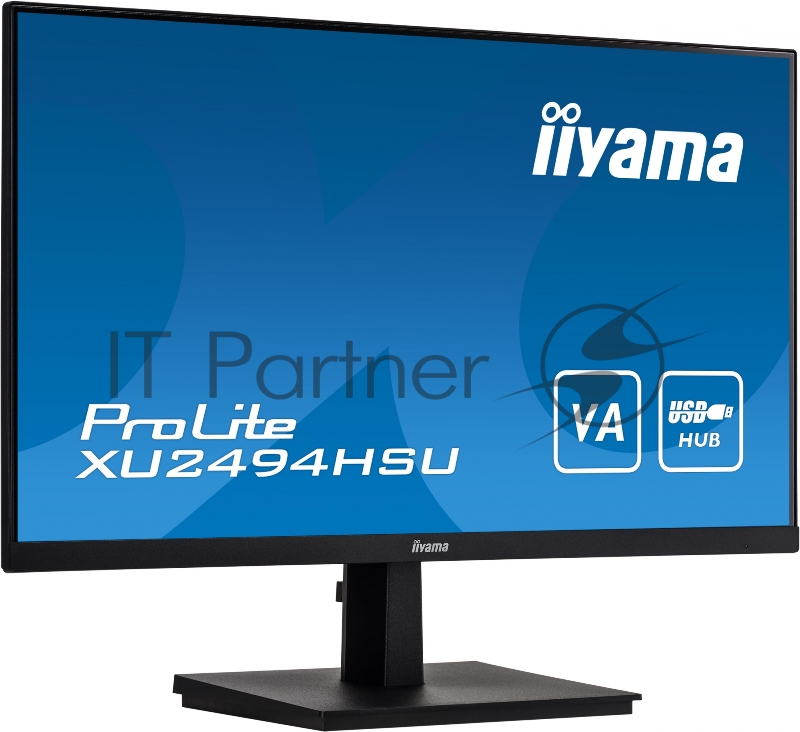 Монитор Iiyama 23.8 ProLite XU2494HSU-B1 черный VA LED 16:9 HDMI M/M матовая 250cd 178гр/178гр 1920x1080 D-Sub DisplayPort FHD USB 3.3кг