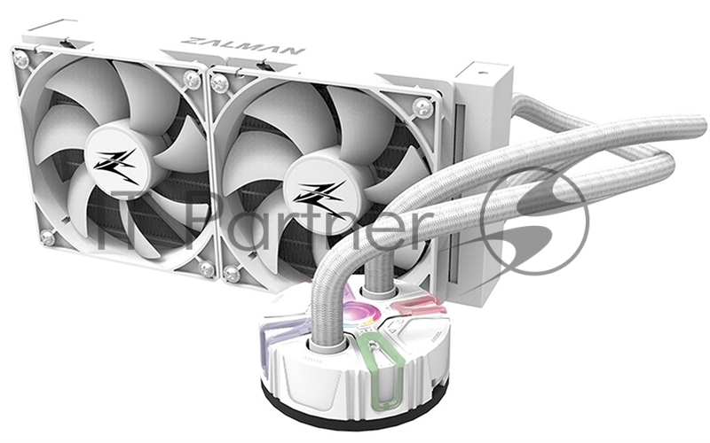 Жидкостное охлаждение Zalman CPU Liquid Cooler 240mm, White