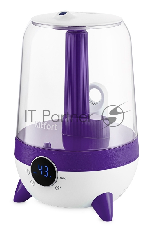 Увлажнитель воздуха Kitfort КТ-2829-1 белый/фиолетовый