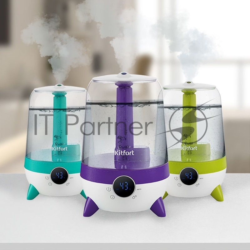 Увлажнитель воздуха Kitfort КТ-2829-3 белый/бирюзовый