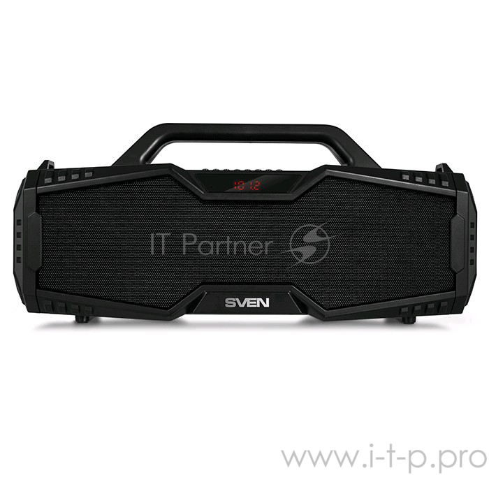 Колонки SVEN PS-480, черный (24 Вт, Bluetooth, FM, USB, microSD, LED-дисплей, 2000мА*ч)
