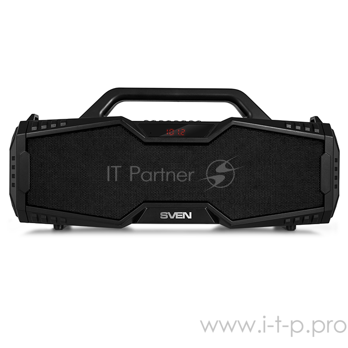 Колонки SVEN PS-480, черный (24 Вт, Bluetooth, FM, USB, microSD, LED-дисплей, 2000мА*ч)