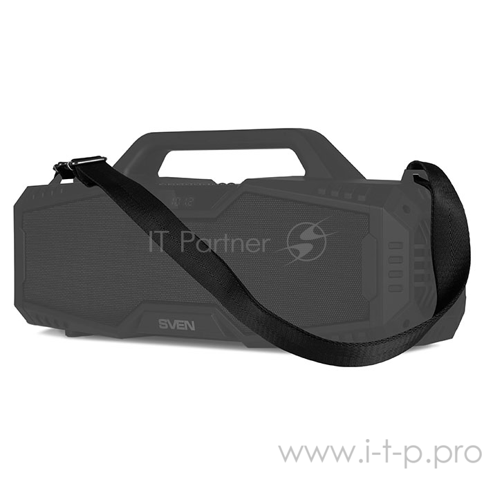 Колонки SVEN PS-480, черный (24 Вт, Bluetooth, FM, USB, microSD, LED-дисплей, 2000мА*ч)