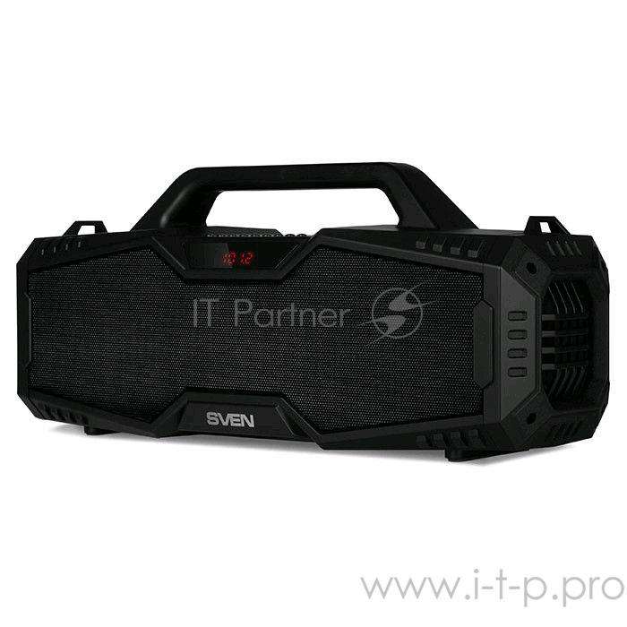 Колонки SVEN PS-480, черный (24 Вт, Bluetooth, FM, USB, microSD, LED-дисплей, 2000мА*ч)