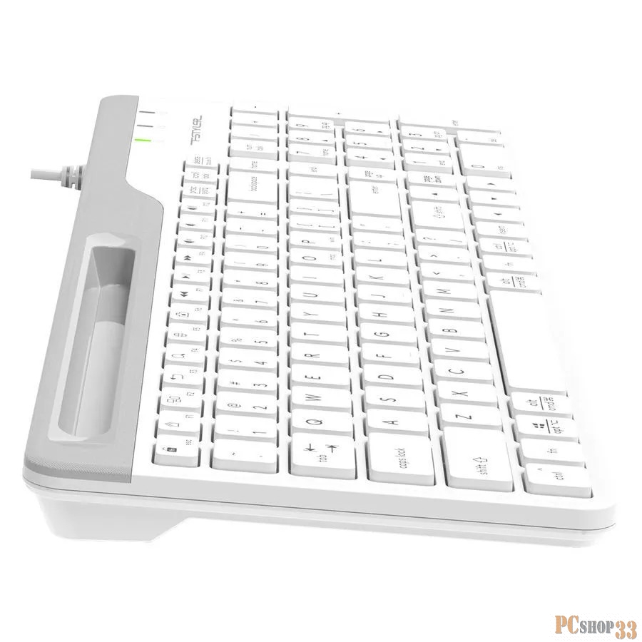 Клавиатура A4Tech Fstyler FK25 белый USB slim