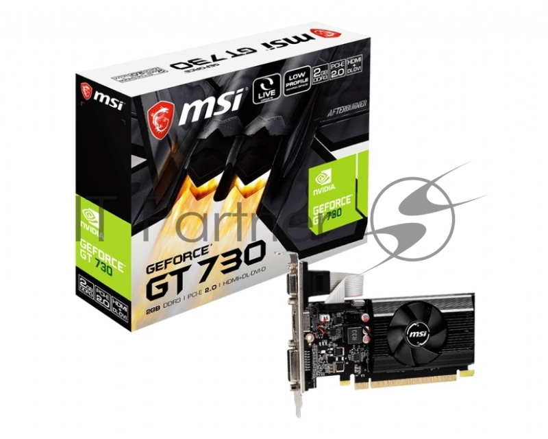 Видеокарта PCIE16 MSI GT730 2GB GDDR3 N730K-2GD3/LP
