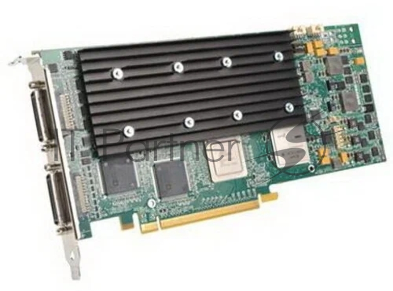 Видеокарта Matrox (MURA-MPX44HF) 4 outputs, 4 inputs PCIe x16 (Gen2) 2GB1 64 Gbit/sec, out SL-DVI 2048x1152, output: RGB (VGA) 2048x1536 , input: SL-DVI 1920x1200, RGB (VGA) 2048x1536, Component (YPbPr) 1080i, S-Video NTSC/PAL/SECAM, Composite NTSC/