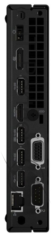 Компьютер Lenovo ThinkCentre Tiny M70q i5-10400T, 16GB DDR4-2666, 256GB SSD M.2, 1TB HDD 7200rpm, Intel UHD 630, WiFi, BT, 65W, USB KB&Mouse, NoOS, 3Y On-site