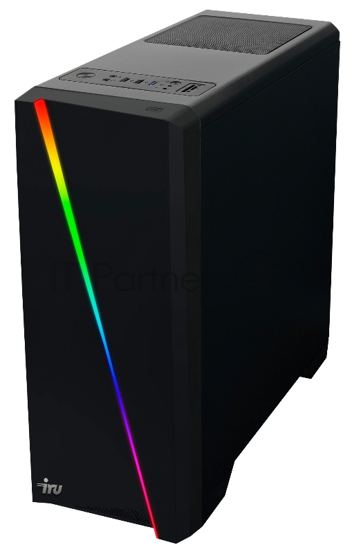 Компьютер IRU Home 520B4GE MT Ryzen 5 5600G (3.9) 8Gb SSD480Gb Vega 7 Free DOS GbitEth 500W черный