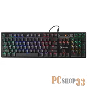 Клавиатура A4Tech Bloody B750N DESTINY механическая черный USB for gamer LED