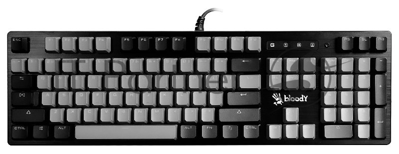 Клавиатура A4Tech Bloody B828N механическая черный/серый USB for gamer LED