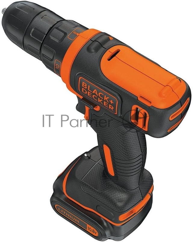 Дрель-шуруповерт Black+Decker BDCDD12-QW аккум. патрон:быстрозажимной