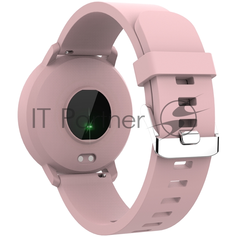 Смарт-часы Smart watch, 1.3inches IPS full touch screen, Round watch, IP68 waterproof, multi-sport mode, BT5.0, compatibility with iOS and android, Pink, Host: 25.2*42.5*10.7mm, Strap: 20*250mm, 45g