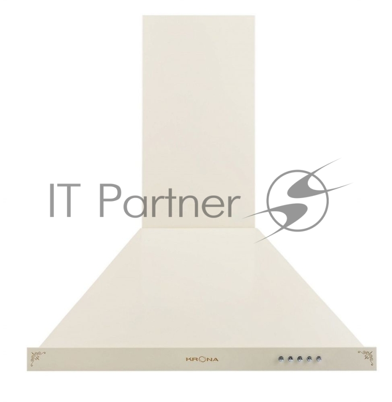 Вытяжка каминная Krona Bella 600 RETRO cлоновая кость управление: кнопочное (1 мотор)