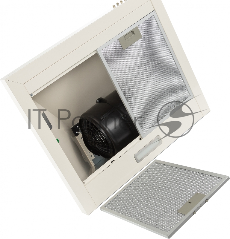 Вытяжка каминная Krona Bella 600 RETRO cлоновая кость управление: кнопочное (1 мотор)