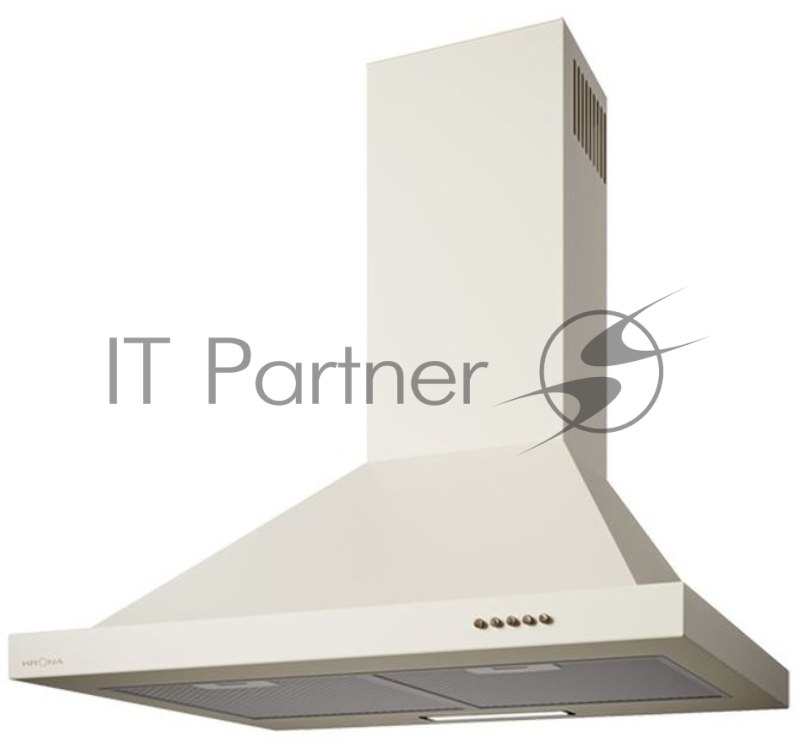 Вытяжка каминная Krona Bella 600 RETRO cлоновая кость управление: кнопочное (1 мотор)