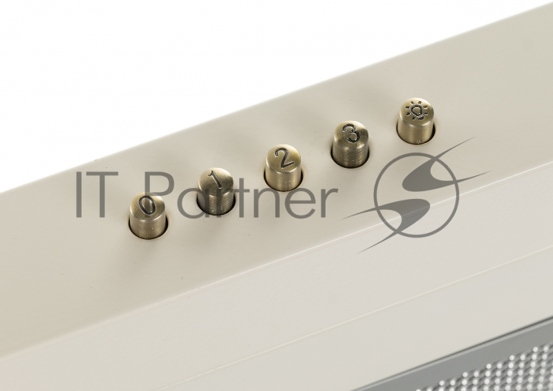 Вытяжка каминная Krona Bella 600 RETRO cлоновая кость управление: кнопочное (1 мотор)