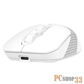 Мышь A4Tech Fstyler FB10C белый оптическая (2000dpi) беспроводная BT/Radio (4but)