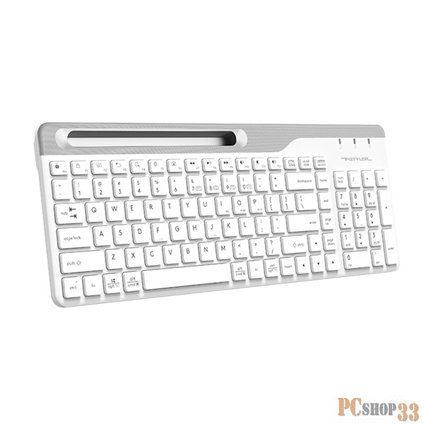 Клавиатура A4Tech Fstyler FBK25 белый беспроводная BT/Radio slim Multimedia