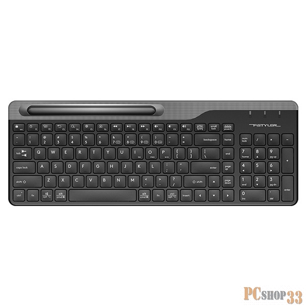 Клавиатура A4Tech Fstyler FBK25 черный беспроводная BT/Radio slim Multimedia