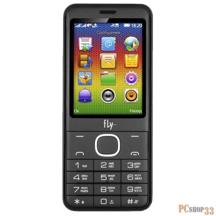 Мобильный телефон Fly FF2801 Grey