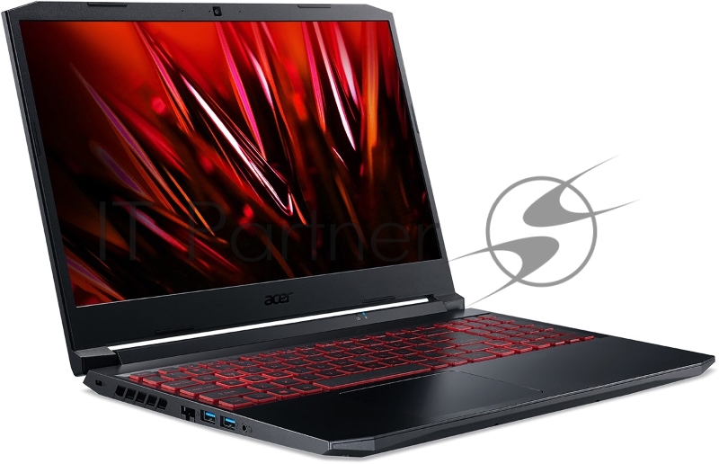 Ноутбук Acer AN515-57-54AZ Nitro 15.6 FHD IPS/Intel Core i5-11400H/8GB+256GB SSD/GF RTX3070 8GB/DOS BLACK (NH.QFGER.001)
