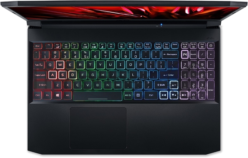 Ноутбук Acer AN515-57-54AZ Nitro 15.6 FHD IPS/Intel Core i5-11400H/8GB+256GB SSD/GF RTX3070 8GB/DOS BLACK (NH.QFGER.001)