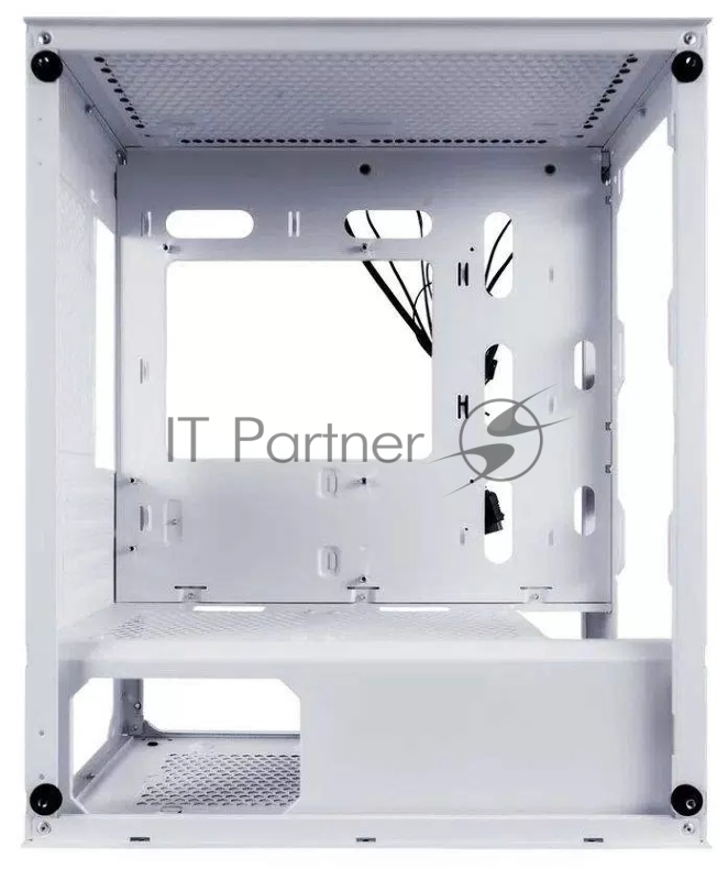 Корпус 1STPLAYER FIREBASE X3-M White / mATX, TG / 4x120mm LED fans inc. / X3-M-WH-4F1-W